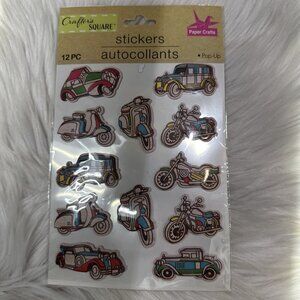 Crafters Square Paper Crafts Stickers Automobiles Scrapbooking